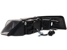Load image into Gallery viewer, Raxiom 99-04 Ford Mustang Dual LED Halo Projector Headlights- Black Housing (Clear Lens)-Headlights-Raxiom