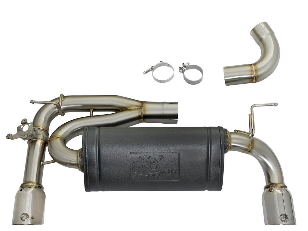 aFe aFe MACHForce XP 16-17 BMW 340i/iX 440i/iX L6-3.0L (t) SS Axle-Back Exhaust w/Polished Tips