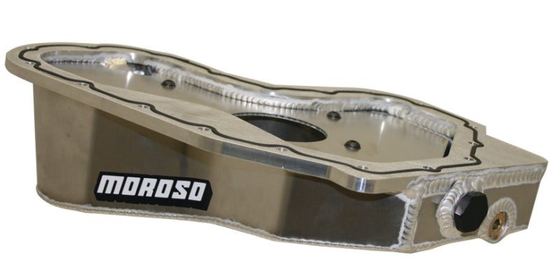 MOR20971-Moroso Lotus/Toyota 2GR-FE/Z Road Race Baffled Wet Sump 6.25qt Stock Depth Aluminum Oil Pan-Oil Pans-Moroso