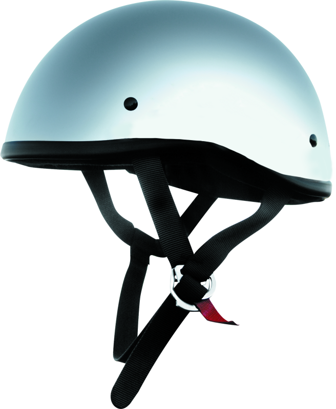 SKL646623-Skid Lids Original Helmet Chrome - Large-Helmets and Accessories-Skid Lid