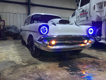 Load image into Gallery viewer, Oracle Pre-Installed Lights 7 IN. Sealed Beam - Blue Halo-Headlights-ORACLE Lighting