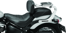 Load image into Gallery viewer, KUR7080-Kuryakyn Fixed Mounts Multi-Purpose Driver &amp; Passenger Backrest 18-Up Softail Black-Seats-Kuryakyn