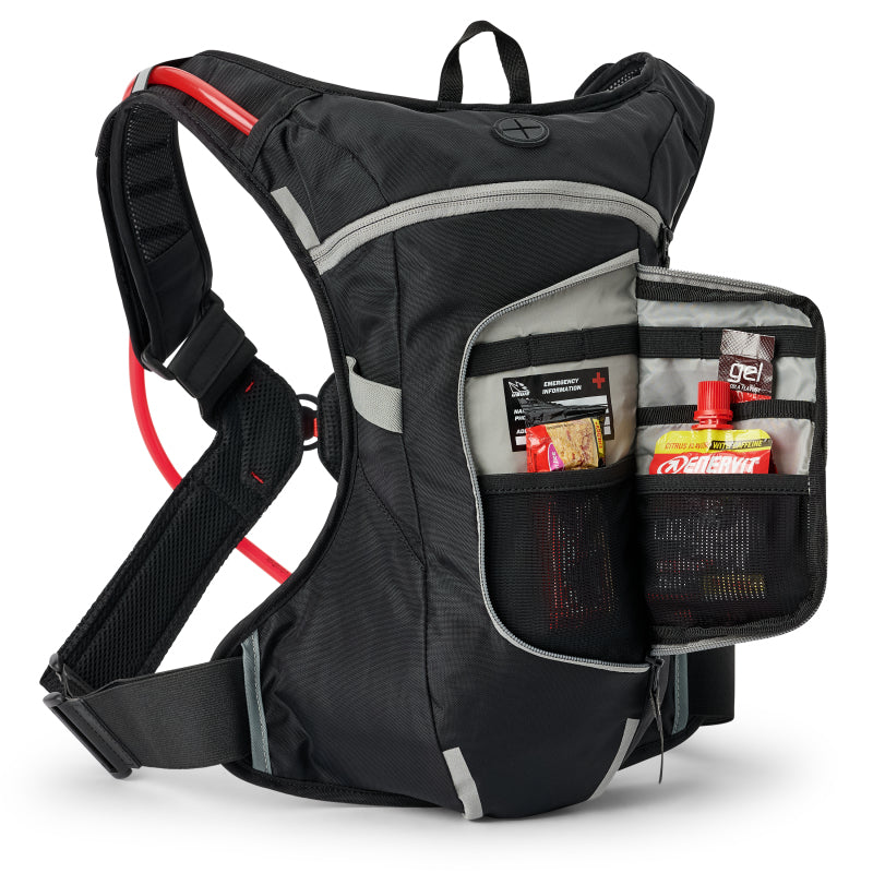 USWE Moto Hydro XTR Dirt Biking Hydration Pack 4L - Black-Bags - Hydration Packs-USWE