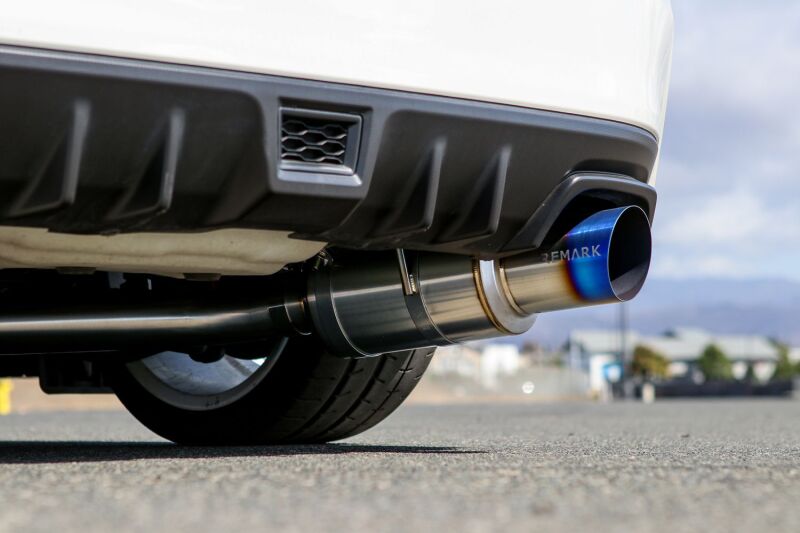 REMRK-C1076S-01TF-Remark 15-21 Subaru WRX STI R1 Spec Cat-Back Exhaust Single Exit - Full Titanium-Catback-Remark