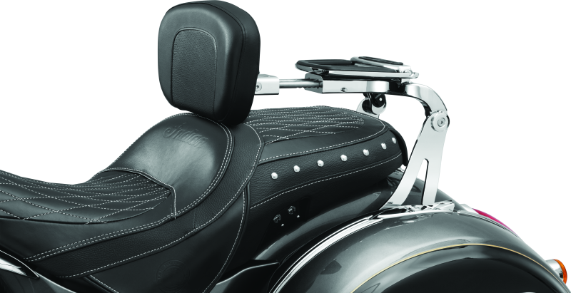 KUR1660-Kuryakyn Multi-Purpose Backrest Chrome-Seats-Kuryakyn