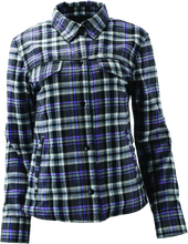 Load image into Gallery viewer, RIV094530-River Road Cameo Flannel Moto Shirt Womens - XL-Shirts-River Road