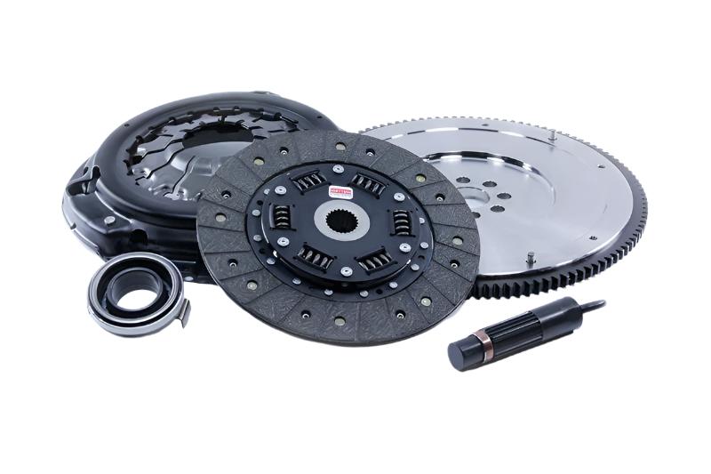 COMP8091-STU-2600-Competition Clutch 16+ Honda Civic 1.5T Stage 3 Segmented Ceramic Clutch Steel Flywheel w/ 17lbs-Flywheels-Competition Clutch