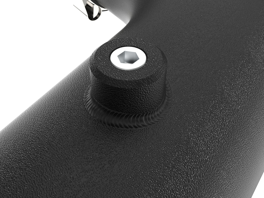 aFe aFe 20-23 GM Diesel Trucks V8 6.6L L5P BladeRunner 3in Aluminum Hot Charge Pipe - Black