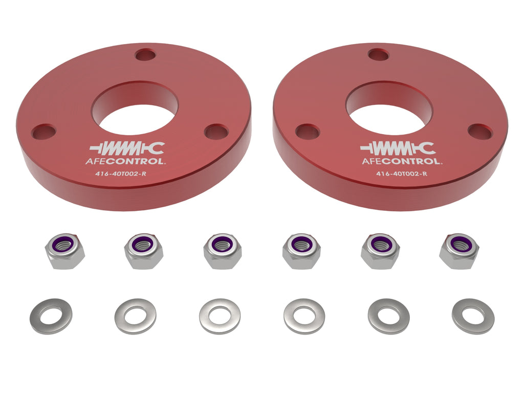 aFe aFe CONTROL 23-24 Chevrolet Colorado ZR2 / GMC Canyon AT4X L4 2.7L (t) 1.25in Leveling Kit - Red