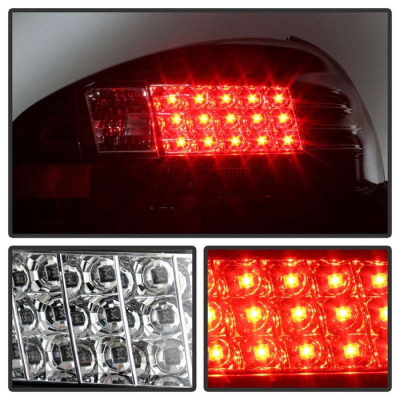 SPY5007148-Spyder Pontiac Grand Prix 97-03 LED Tail Lights Black ALT-YD-PGP97-LED-BK-Tail Lights-SPYDER