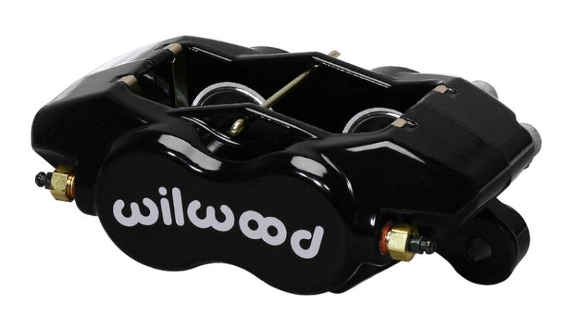 WIL120-13844-BK-Wilwood Caliper-Forged DynaliteI-Black 1.75in Pistons .81in Disc-Brake Calipers - Perf-Wilwood