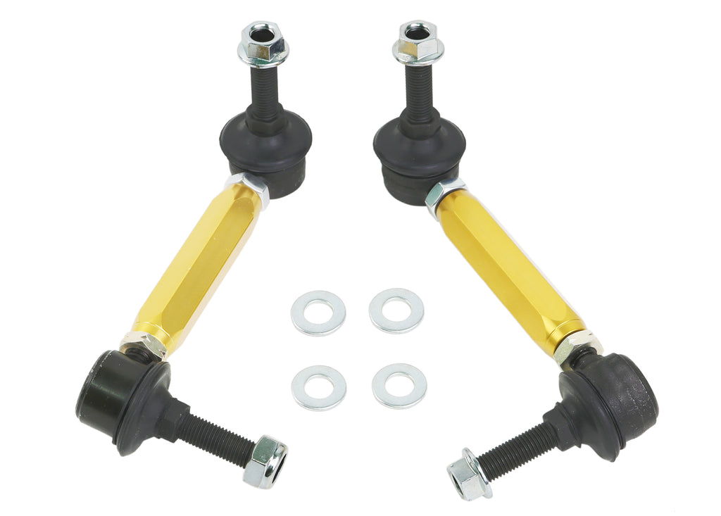 Whiteline-Whiteline Universal Sway Bar End Link Kit - 130-155mm Heavy Duty Adjustable - 10mm Ball Studs