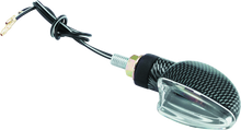 Load image into Gallery viewer, BKM266008-BikeMaster Ministalk Marker Light V-Shape Carbon/Clear-Sidemarkers &amp; Indicators-Bike Master