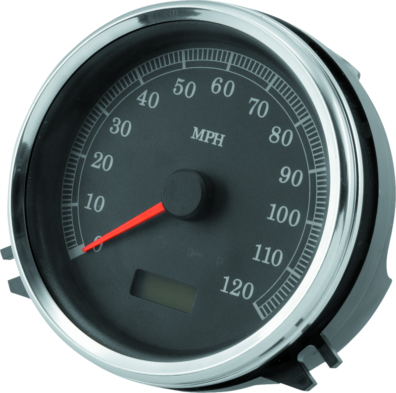 BKC490474-Bikers Choice 99-03 Softail Replacement Speedometer 5 Inch Electronic Black Face-Gauges-Bikers Choice