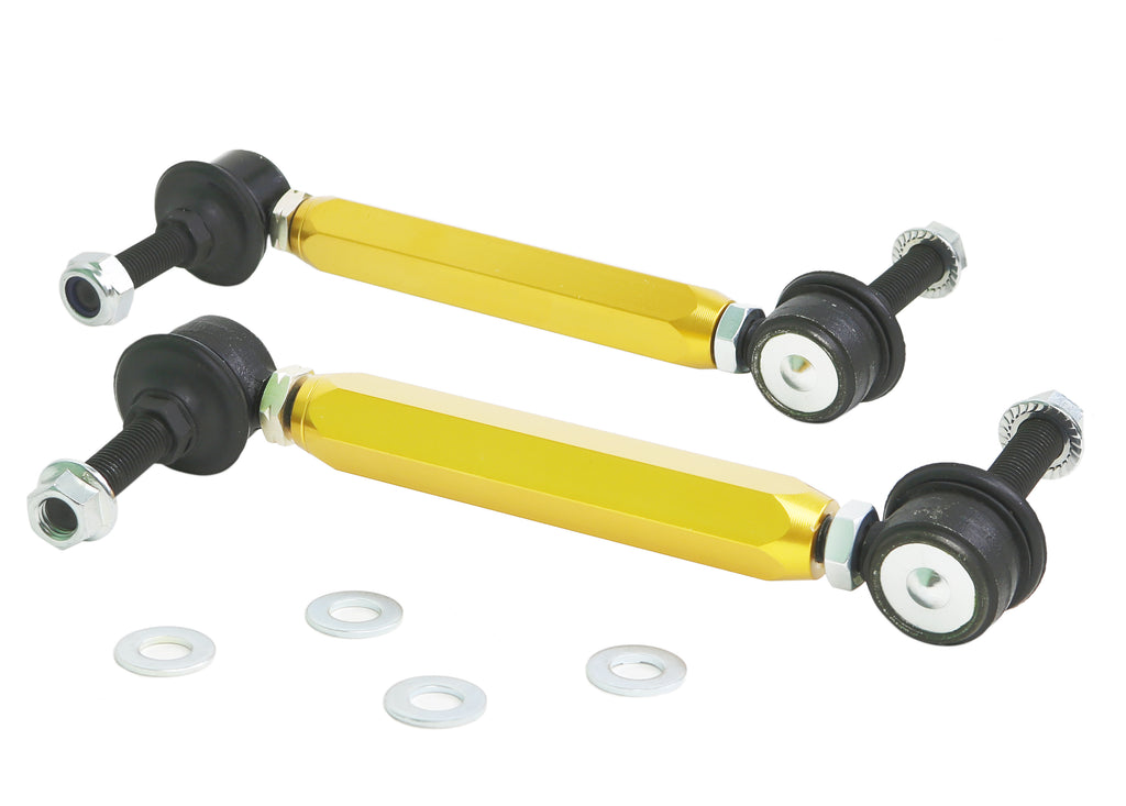 Whiteline-Whiteline Universal Sway Bar End Link Kit - 175-200mm Heavy Duty Adjustable - 10mm Ball Studs
