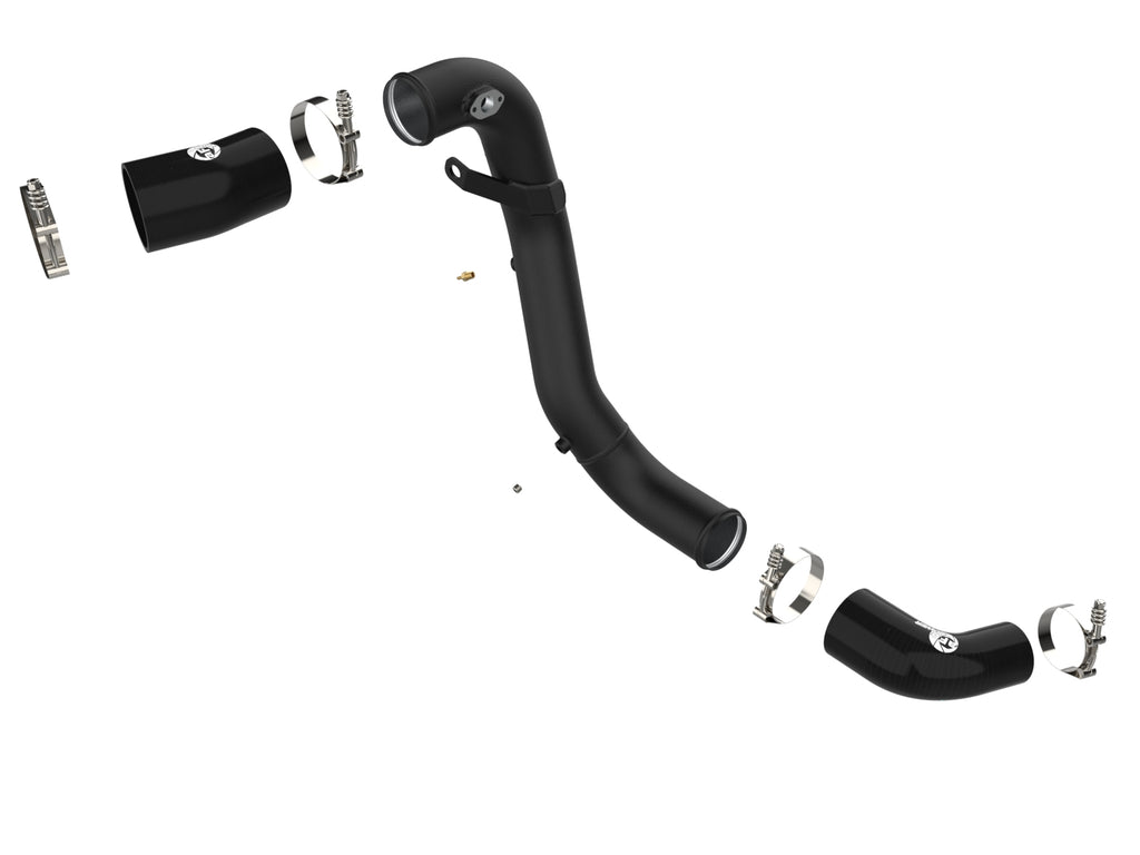 aFe aFe Kia Stinger 18-22 V6-3.3L (tt) BladeRunner Cold Charge Pipe- Black