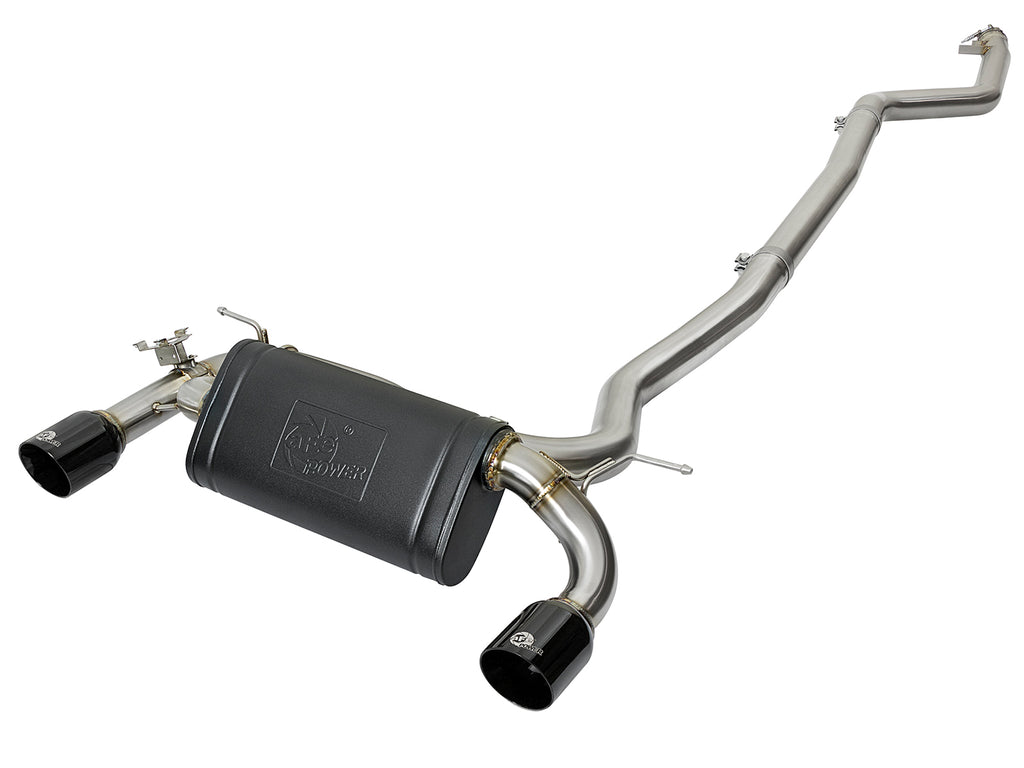 aFe aFe MACHForce XP Exhausts Cat-Back SS 16-17 BMW 340i/iX 440i/iX (F3X) L6-3.0L (B58) w/Black Tips