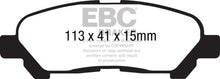 Load image into Gallery viewer, EBC 09-13 Toyota Highlander 2.7 2WD/4WD Yellowstuff Rear Brake Pads-Brake Pads - Performance-EBC