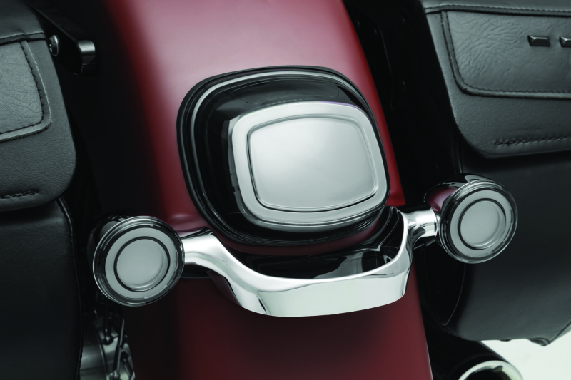 KUR2913-Kuryakyn Tracer LED Taillight Smoke Lens Without License Light-Brackets-Kuryakyn