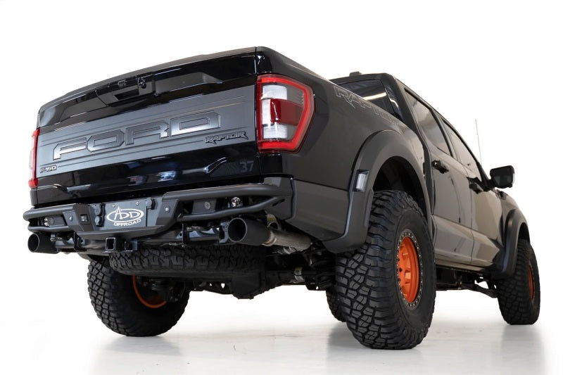ADDR218571280103-Addictive Desert Designs 21-22 Ford Raptor PRO Bolt-On Rear Bumper-Bumpers - Steel-Addictive Desert Designs