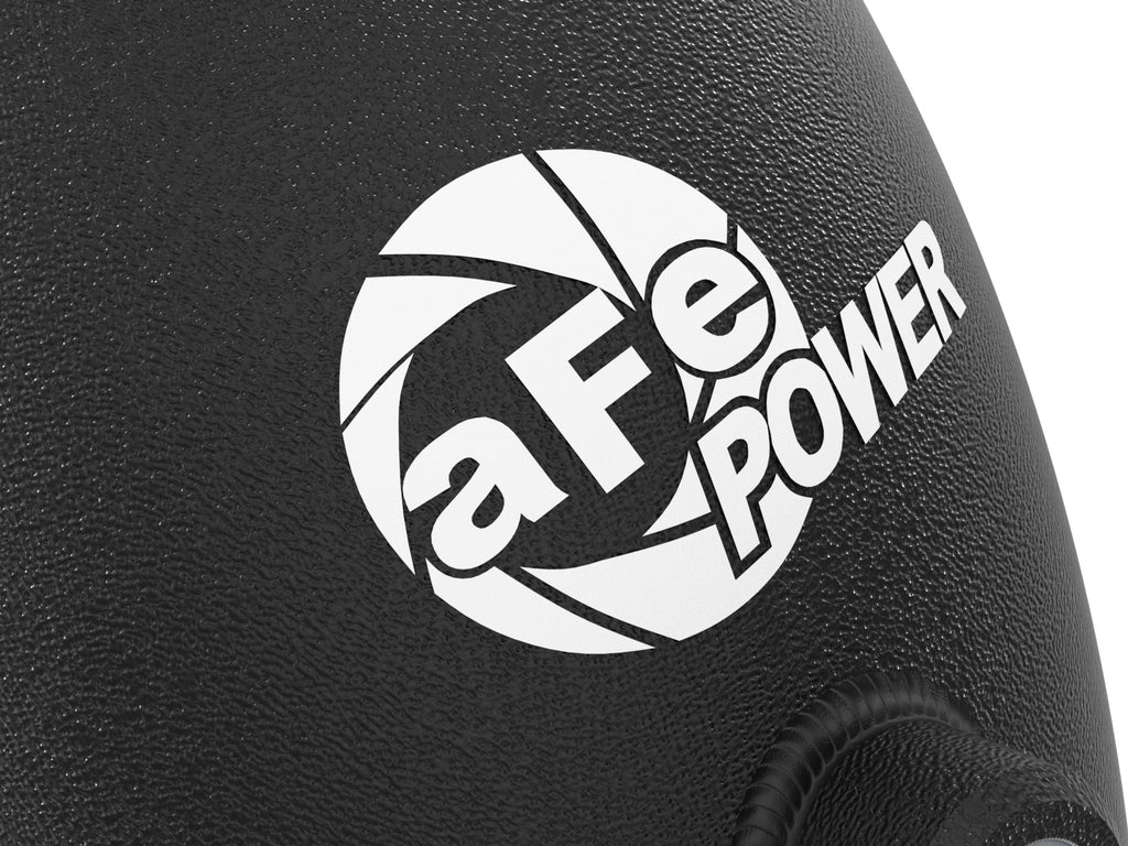 aFe aFe 20-23 GM Diesel Trucks V8 6.6L L5P BladeRunner 3.5in Aluminum Cold Charge Pipe - Black