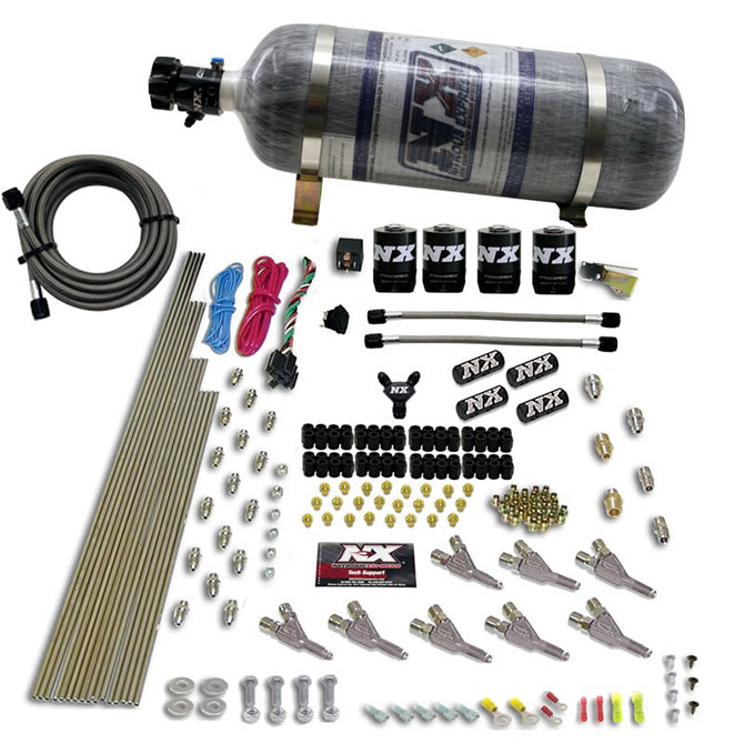 -Nitrous Express Vortech Nozzle Nitrous Kit w/12lb Composite Bottle-Nitrous Systems-Nitrous Express