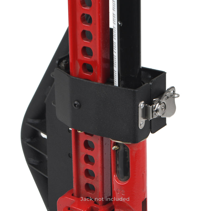 GOR701011T-Go Rhino 18-24 Jeep Wrangler JL/JLU/JT Front Fender Jack Mount for Hi-Lift Jack - Tex. Blk-Jacks-Go Rhino