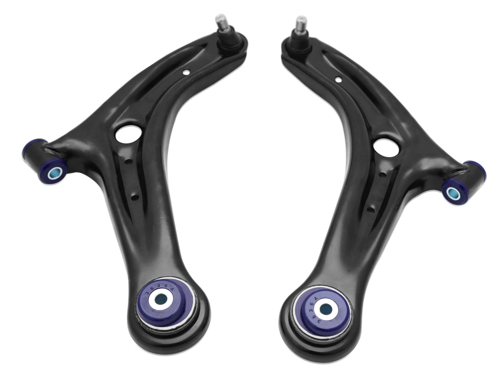 Superpro Superpro 13-17 Ford Fiesta Complete Front Lower Control Arm Kit (Caster Increase)