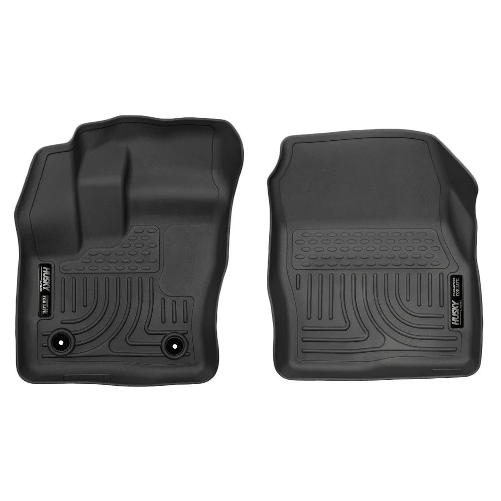 Husky Liners 2014-2015 Ford Transit Connect WeatherBeater Front Black Floor Liners - Husky Liners HSL18321