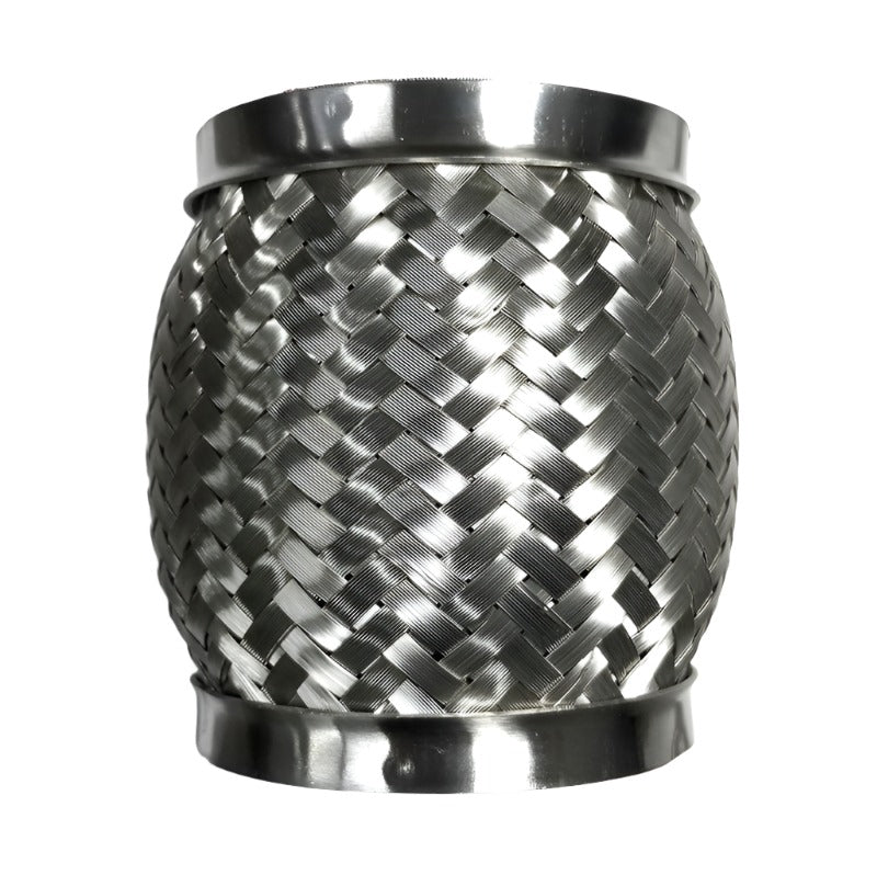 STB612-04504-1000-Stainless Bros 1.75in x 4in OAL 304SS Flex Joint w/ Interlock Liner-Exhaust Adapters-Stainless Bros