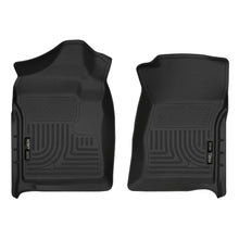 Load image into Gallery viewer, Husky Liners 07-12 Chevrolet Silverado/GMC Sierra Regular Cab WeatherBeater Black Floor Liners - Husky Liners HSL18221