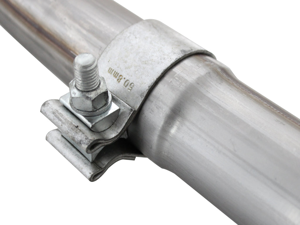 aFe aFe Power Twisted Steel Y-Pipe Stainless Steel 2.5in 12-14 Jeep Wrangler V6 3.6L