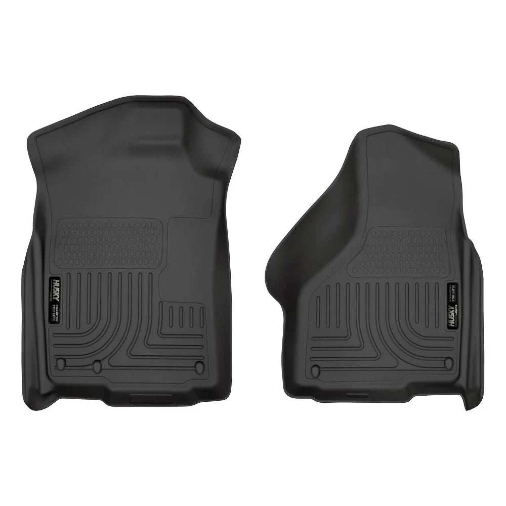 Husky Liners 03-12 Dodge Ram 1500/2500/3500 Series Regular/Quad Cab WeatherBeater Black Floor Liners - Husky Liners HSL18031