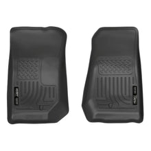 Load image into Gallery viewer, Husky Liners 07-12 Jeep Wrangler WeatherBeater Black Floor Liners - Husky Liners HSL18021