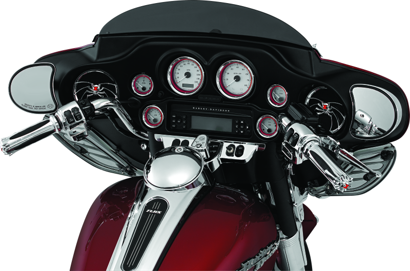 KUR3783-Kuryakyn Switch Panel Accent Chrome-Switch Panels-Kuryakyn