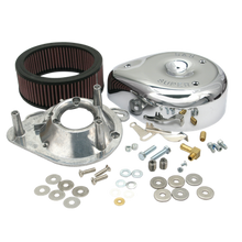 Load image into Gallery viewer, S&amp;S Cycle 84-92 BT/86-90 Sportster Models Teardrop Chrome Air Cleaner Cover for S&amp;S Super E/G Carb-Air Intake Components-S&amp;S Cycle
