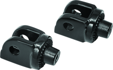 Load image into Gallery viewer, KUR8889-Kuryakyn Splined Adapter Mount Gloss Black-Footpegs-Kuryakyn