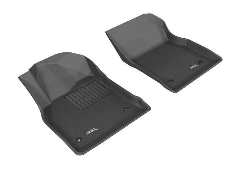 ACEL1CH04411509-3D MAXpider 2011-2015 Chevrolet Cruze/Cruze Limited Kagu 1st Row Floormat - Black-Floor Mats - Rubber-3D MAXpider