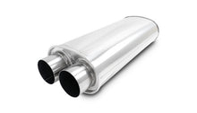 Load image into Gallery viewer, VIB10539-Vibrant Streetpower Oval Muffler 3.0in Dual Inlet/Outlet 18in Body Length-Muffler-Vibrant