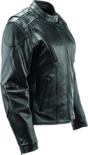 Load image into Gallery viewer, RIV094363-River Road Race Leather Jacket Black Womens - Small-Jackets - Leather-River Road