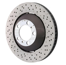 Load image into Gallery viewer, SHWPFR41487-SHW 14-19 Porsche 911 GT3 4.0L w/o Ceramic Brake Right Front Drill-Dimp LW Brake Rotor (99135140681)-Brake Rotors - Drilled-SHW Performance