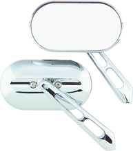 Load image into Gallery viewer, KUR1428-Kuryakyn Magnum Mirrors Small Flat Glass Chrome-Rear View Mirrors-Kuryakyn