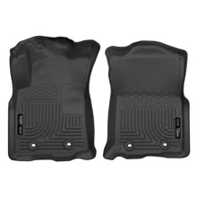 Load image into Gallery viewer, Husky Liners 2018 Toyota Tacoma Double Cab WeatherBeater Black Front Floor Liners - Husky Liners HSL13971