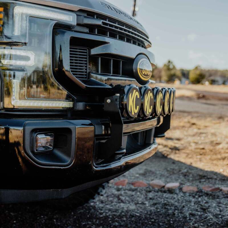 KCL91346-KC HiLiTES 2017+ Ford Super Duty Gravity LED Pro6 7-Light Bar Kit - Front Bumper-Light Bars & Cubes-KC HiLiTES