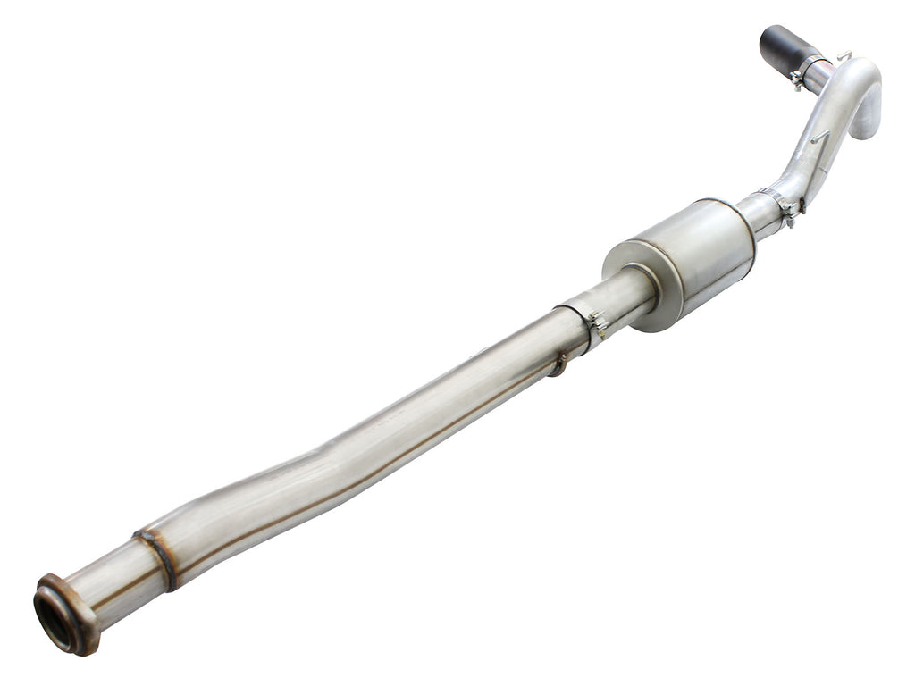 aFe aFe Atlas Exhausts 4in Cat-Back Aluminized Steel Exhaust Sys 2015 Ford F-150 V6 3.5L (tt) Black Tip