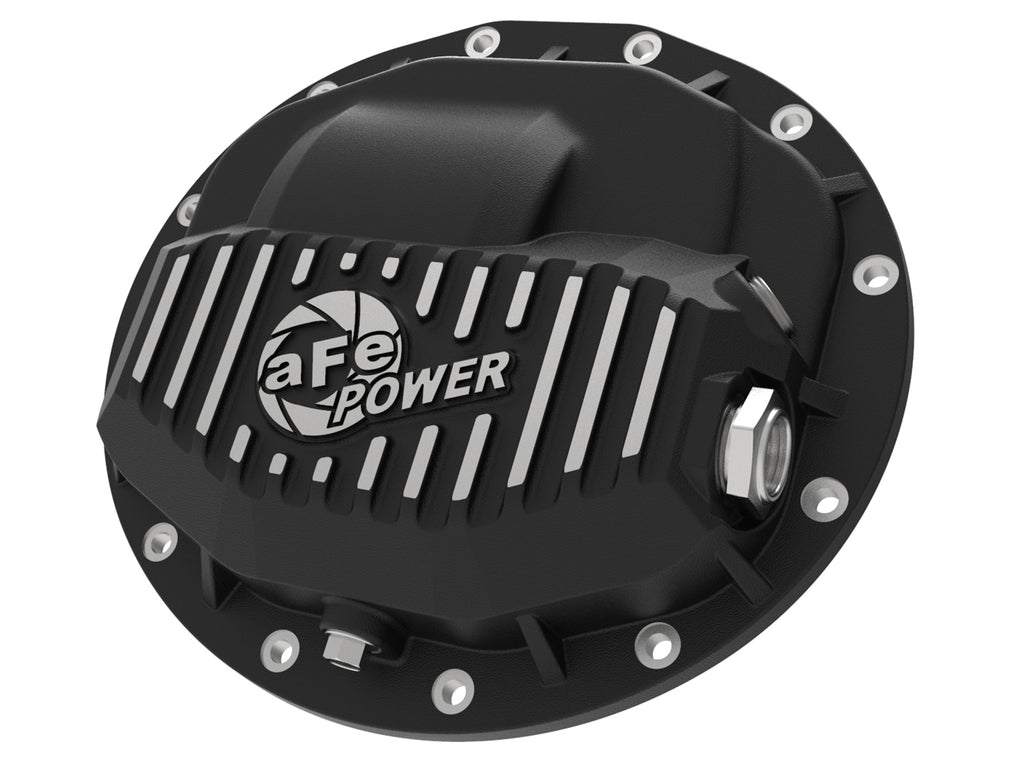 aFe aFe Power Pro Series Rear Differential Cover Black w/ Machined Fins 13-18 RAM Diesel Trucks L6-6.7L