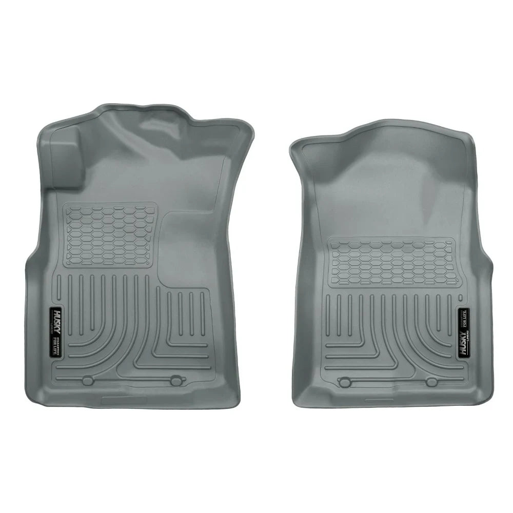 Husky Liners 05-15 Toyota Tacoma Crew/Extended/Standard Cab WeatherBeater Front Grey Floor Liners - Husky Liners HSL13942