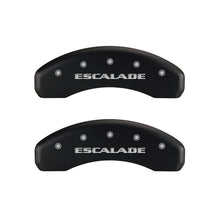 Load image into Gallery viewer, MGP35015SESCRD-MGP 4 Caliper Covers Engraved Front &amp; Rear Escalade Red finish silver ch-Caliper Covers-MGP