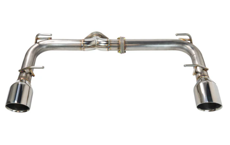 REMRO-TSZ8-D-Remark 2022+ Subaru BRZ/Toyota GR86 Axle Back Exhaust w/Stainless Steel Double Wall Tip-Axle Back-Remark