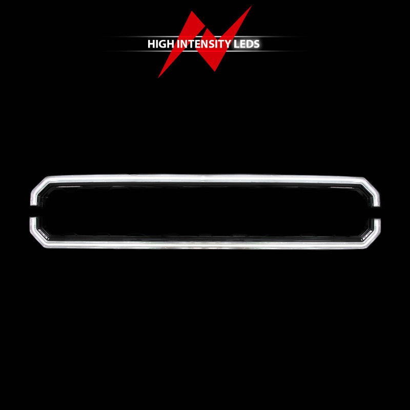 ANZ901029-Anzo 21-23 Ford F150 Black Housing Full LED Light Tube Front Grille-Headlights-ANZO